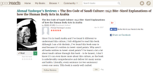 Saudi Arabia, goodreads